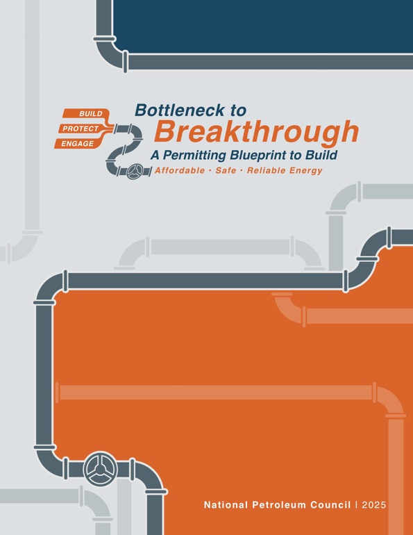 Cover of Bottleneck to Breakthrough: A Permitting Blueprint to Build (2025 report)