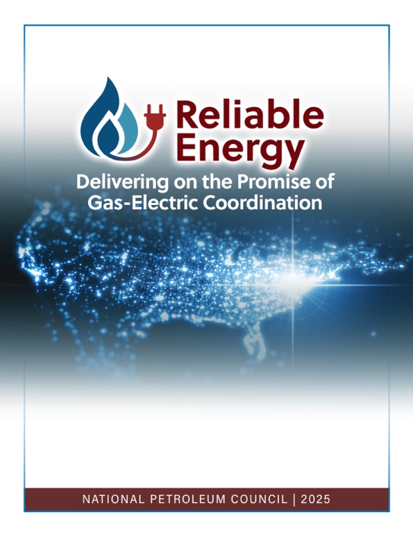 Cover of Reliable Energy: Delivering on the Promise of Gas-Electric Coordination (2025 report)