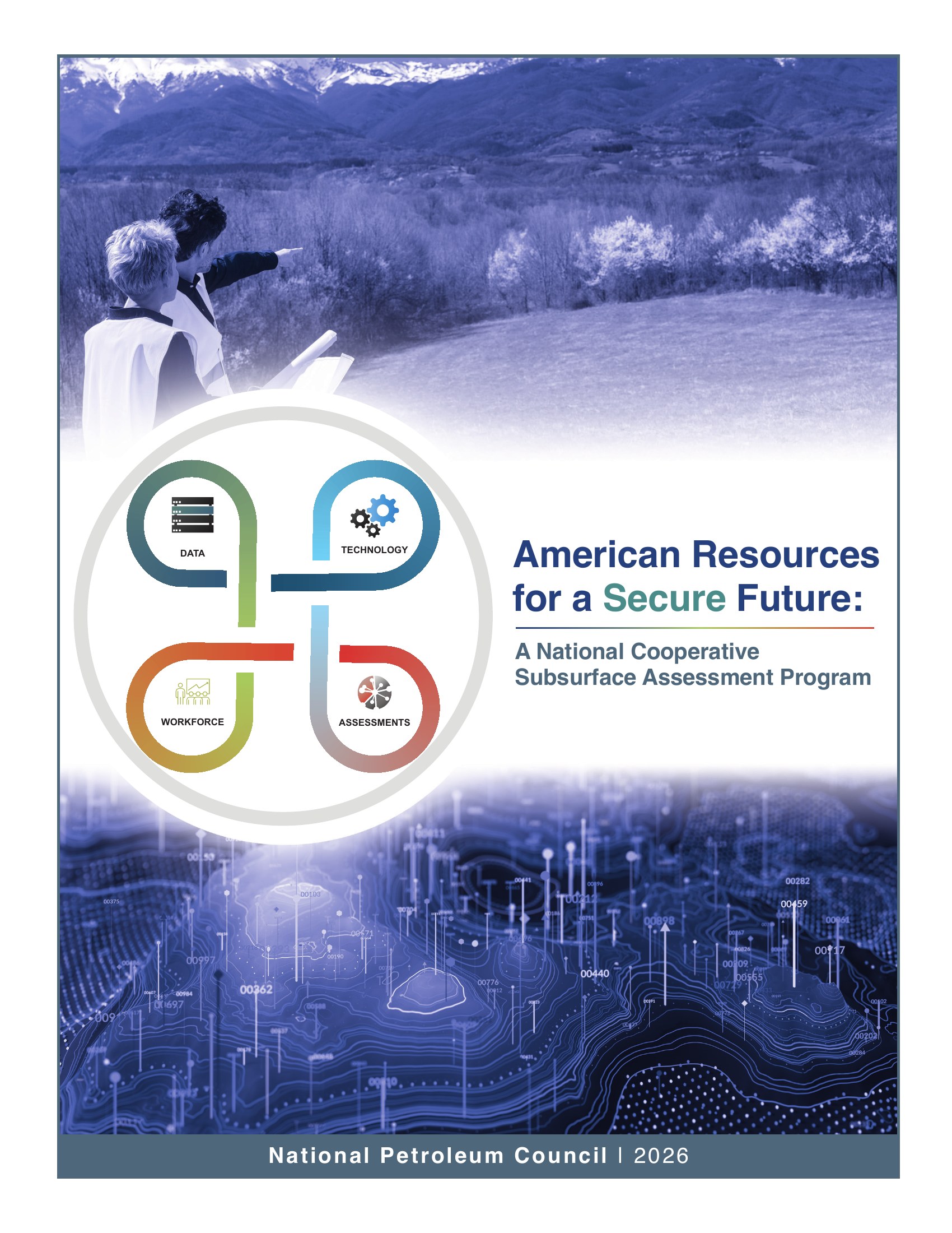 Report cover: American Resources for a Secure Future
